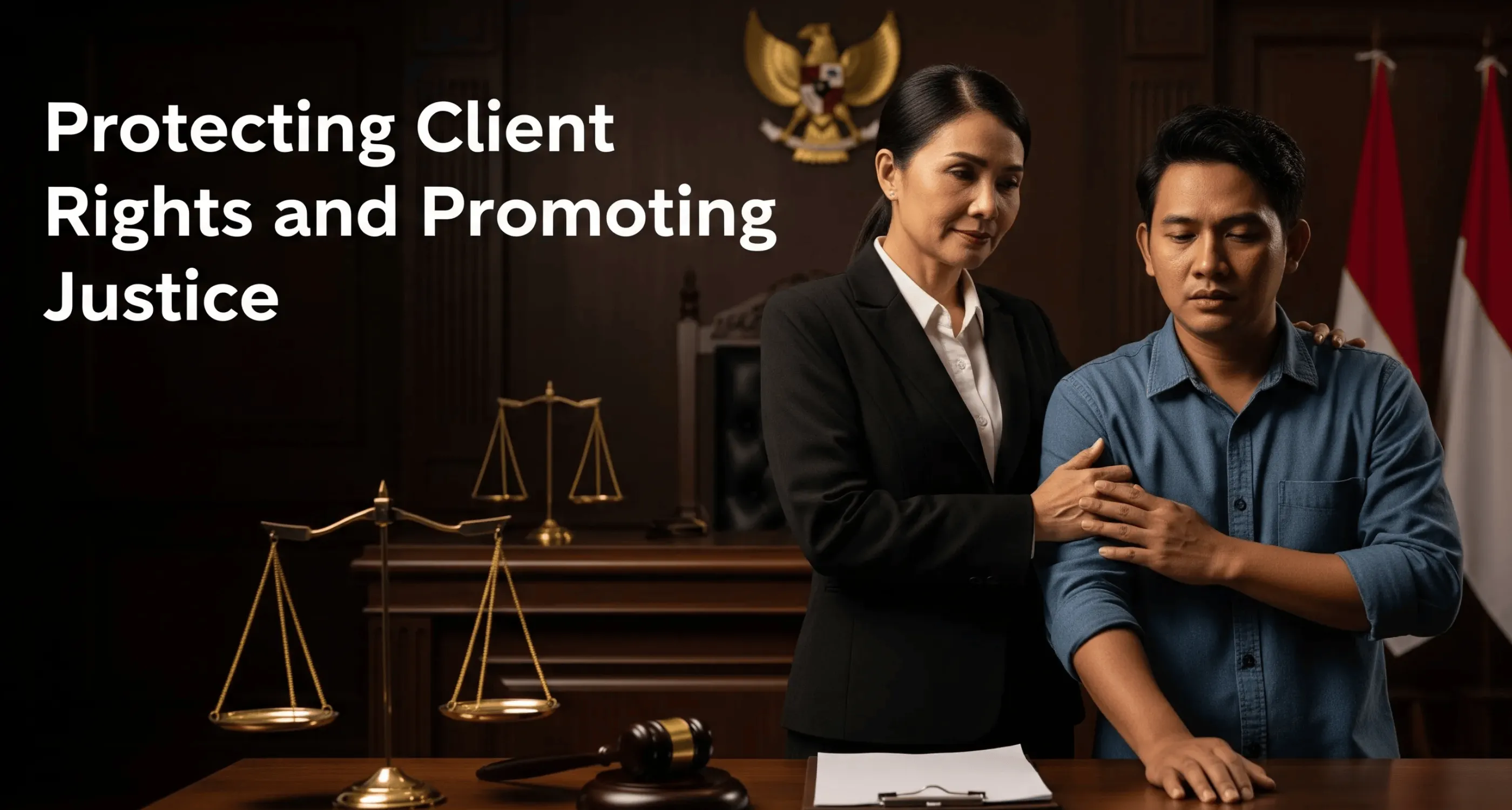 Artikel Melindungi Hak Klien dan Mendorong Keadilan
